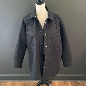 Old Navy Active StretchTeck Black Quilted Jacket